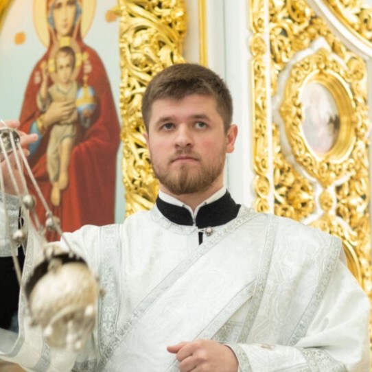 Диакон Димитрий Кобзарев, штатный клирик прихода
